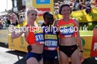 From left to right: Gemma Steel 2nd, Maray Keitany winner and Jelina Prokopcuka 3rd in the womens Morrisons Great North Run. Photo: David T. Hewitson/Sports for All Pics